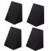 Kit 4 Travesseiros Encosto Triangular Preto Ortopédico Pós Cirúrgico Com Capa Tr