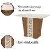 Conjunto Mesa Jantar MDF 110x84 cm 4 Cadeiras 110312 Cedro Gold Celmo