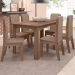 Conjunto Mesa Jantar MDF 156x84 cm 6 Cadeiras 1101220 Amendoa Celmo