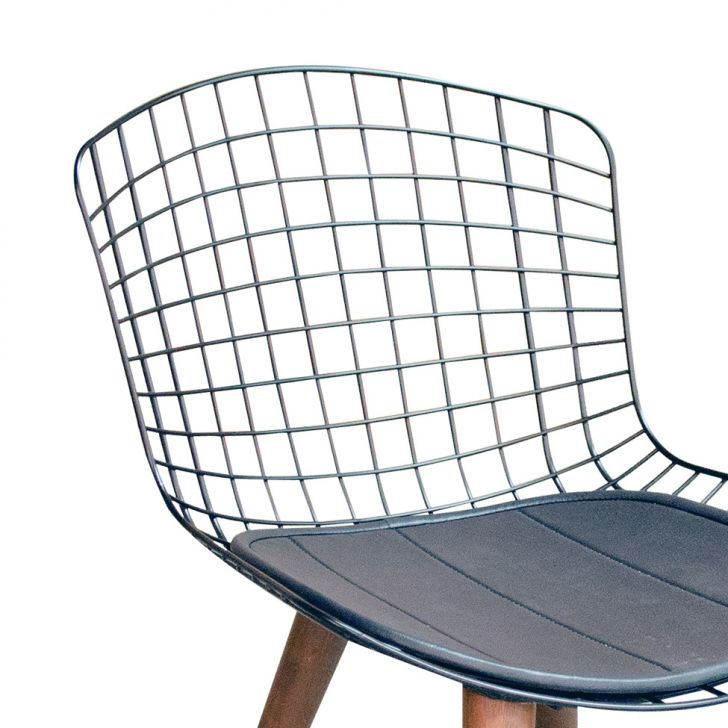 [OUTLET] Cadeira Bertoia Preta
