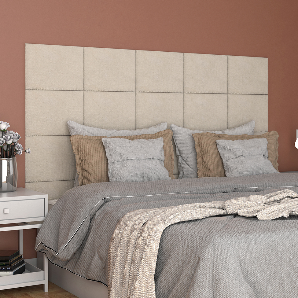 Cabeceira Casal Clarke Bege