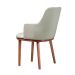 Cadeira Debra Off White e Madeira