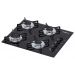 Cooktop a Gás Chamalux Ultra Chama 4 Bocas, Acendimento Inteligente, Mesa de Vidro Temperado Preto 44