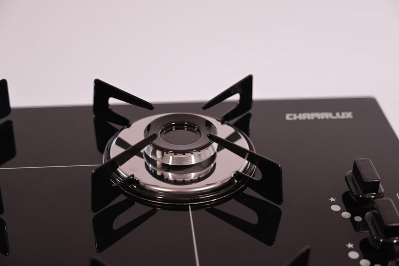 Cooktop a Gás Chamalux Ultra Chama 4 Bocas, Acendimento Inteligente, Mesa de Vidro Temperado Preto 44
