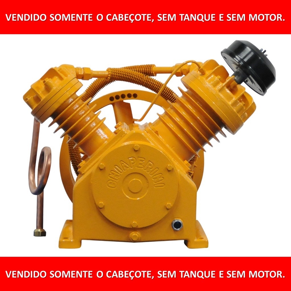Unidade Compressora Chiaperini CJ 25 APV 25 PÉS (Bloco Cabeçote)