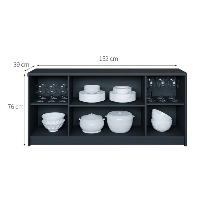 [OUTLET] Buffet Lia 4 PT Chumbo