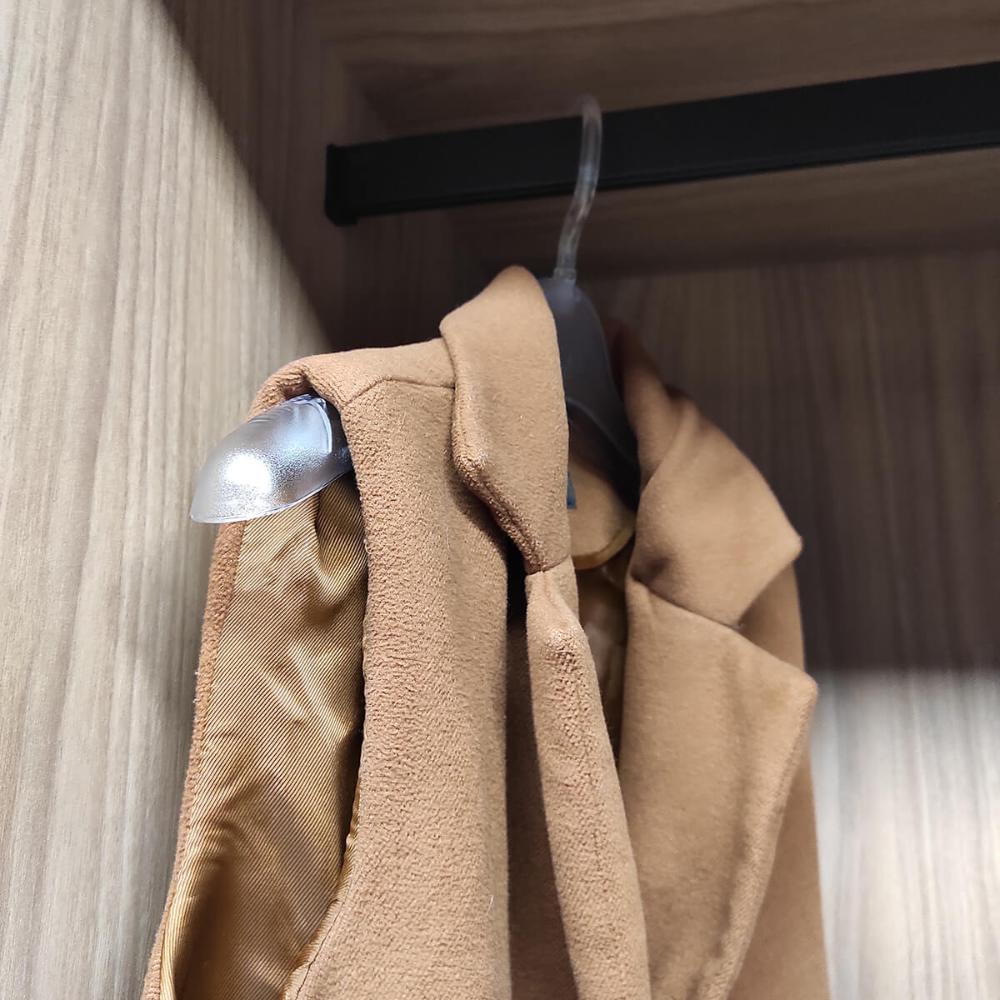 12 Cabides Largos Roupa Social Giratório Estruturado Blazer