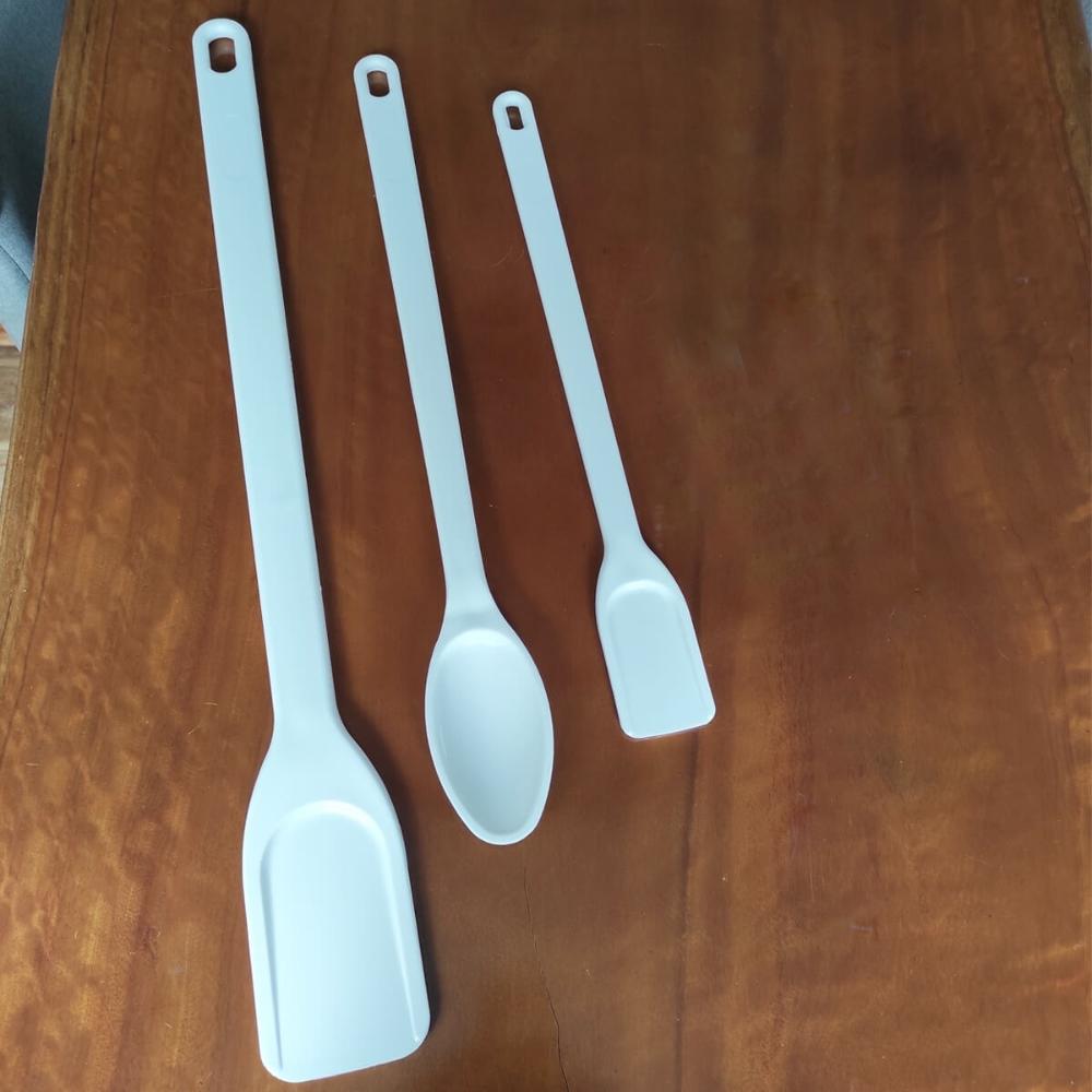 3 Utensílios de Cozinha Industrial Espátula 49,5cm e 74cm Co