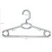 30 Cabides Transparentes de Roupa Giratório Adulto Para Loja 42cm Atacado Magazzino Plástico