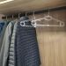 30 Cabides Transparentes de Roupa Giratório Adulto Para Loja 42cm Atacado Magazzino Plástico
