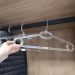 30 Cabides Transparentes de Roupa Giratório Adulto Para Loja 42cm Atacado Magazzino Plástico