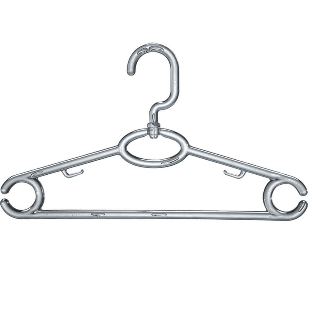 30 Cabides Transparentes de Roupa Giratório Adulto Para Loja 42cm Atacado Magazzino Plástico