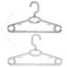 30 Cabides Transparentes de Roupa Giratório Adulto Para Loja 42cm Atacado Magazzino Plástico