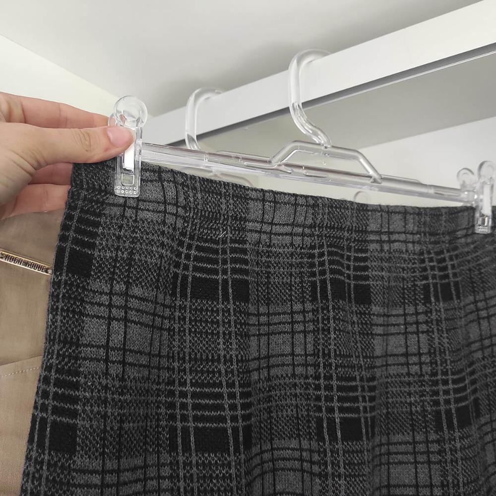 50 Cabides de Presilha Para Saia Organizador Guarda Roupas L