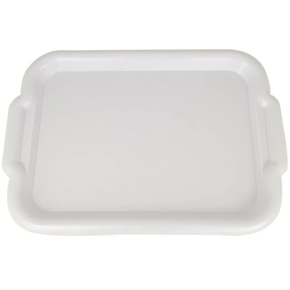 Bandeja Branca para Servir de Plástico 39x28cm Cinquetti Clássica Restaurante Bar Hotel
