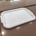 Bandeja Branca para Servir de Plástico 39x28cm Cinquetti Clássica Restaurante Bar Hotel