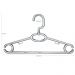 Cabide de Roupa Giratório Transparente Adulto Magazzino Plástico 42cm para Closet