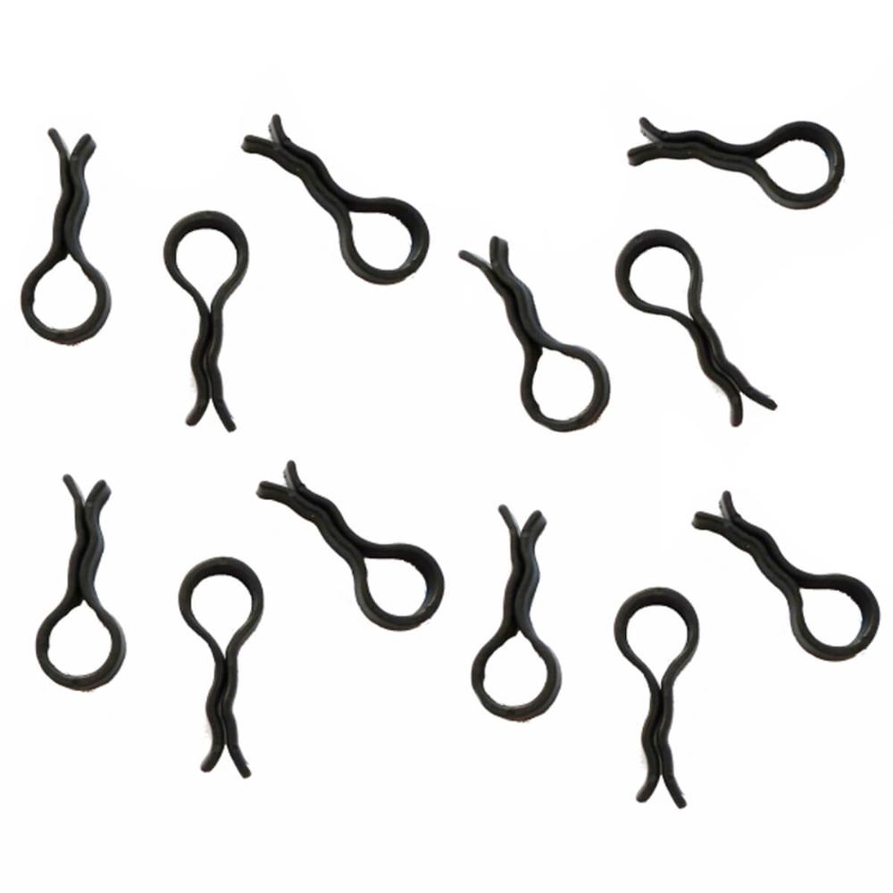 Conjunto 60 Presilhas para Calça Clips Prendedor de Cabides