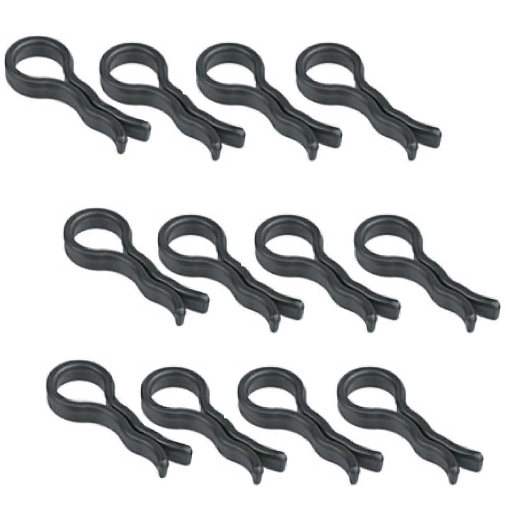 Conjunto 60 Presilhas para Calça Clips Prendedor de Cabides