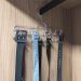 Kit 12 Cabides com Ganchos para Cintos Lenços Colares Suport