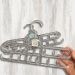 Kit 12 Cabides com Ganchos para Cintos Lenços Colares Suport
