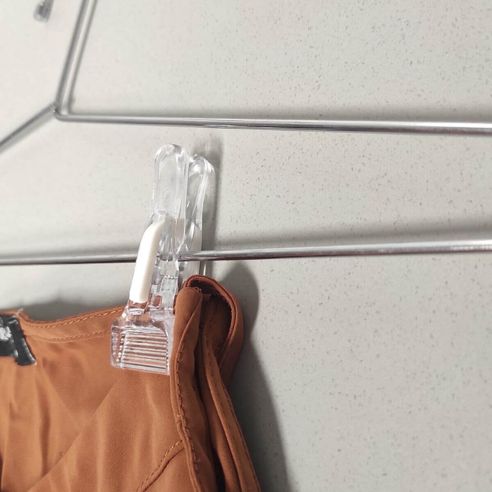 Kit 20 Presilhas de Roupas para Cabide Prendedores Reforçado