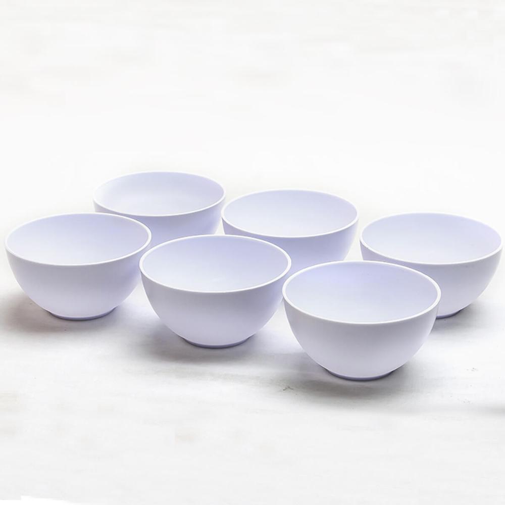 Kit 25 Tigelas para Restaurantes Hotéis 356ml Brancas Cumbucas de Sobremesa Frutas Cinquetti