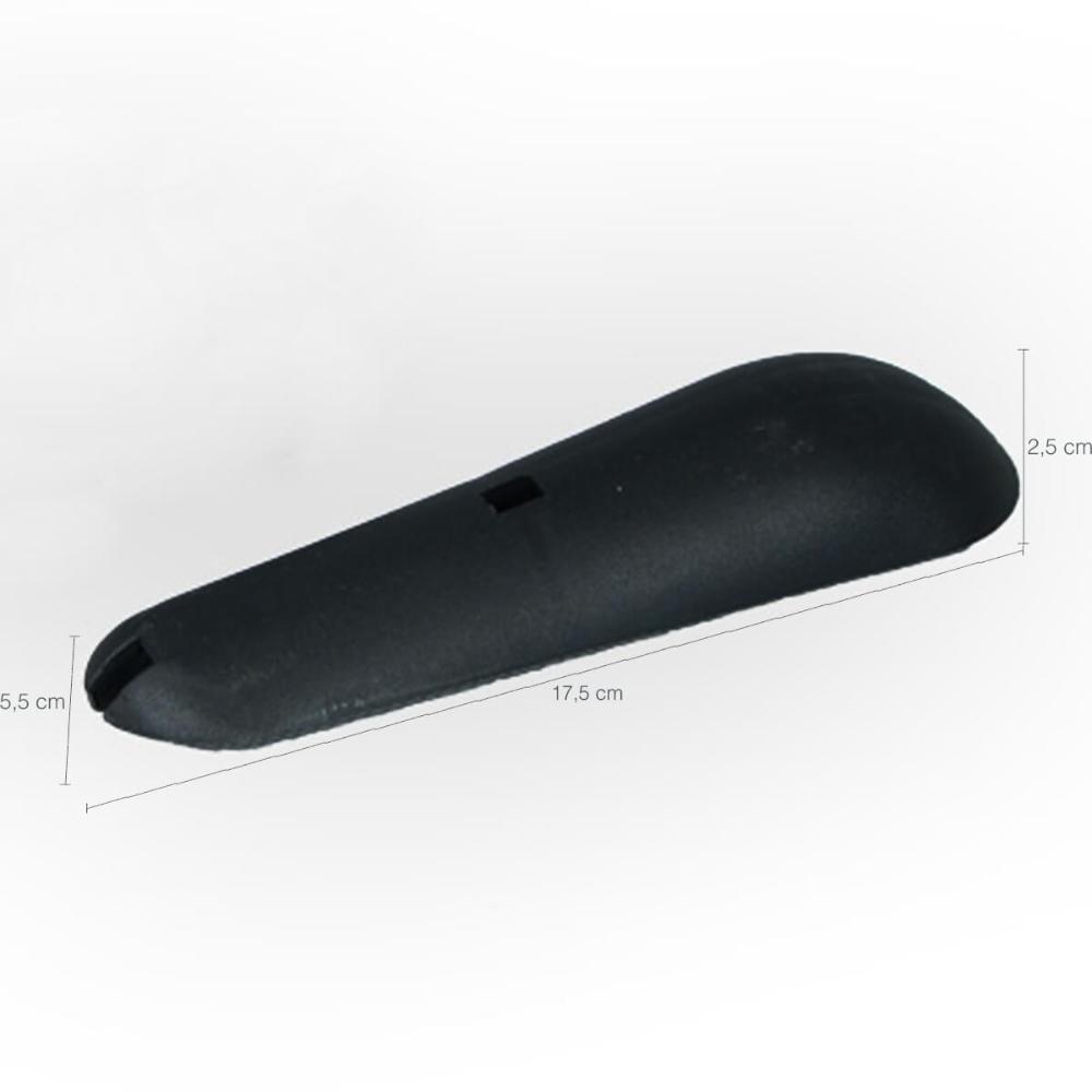 Kit 40 Ombreiras para Cabide Resistentes Plástico Pretas Lav
