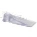 Kit 5 Trava Portas Cunhas Aparadores Calços Transparentes Antiderrapantes PVC Chão