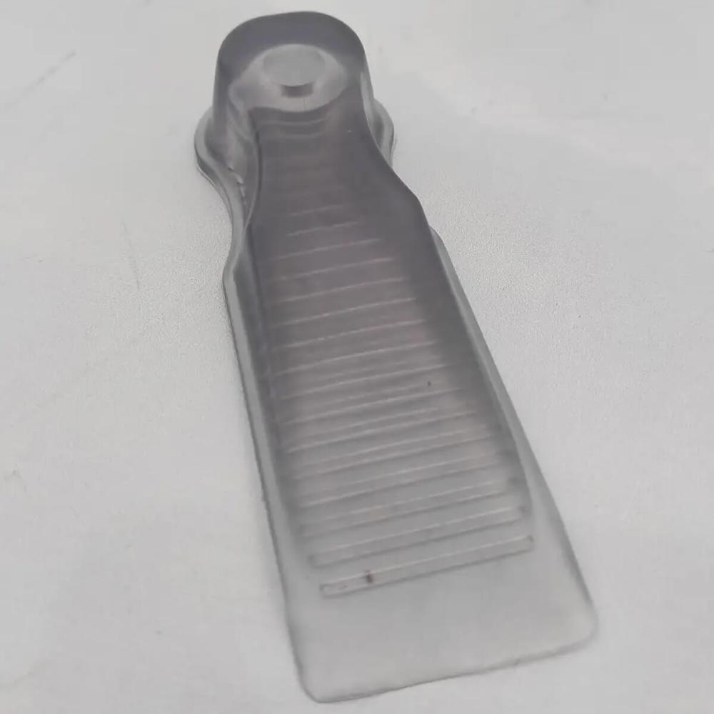 Kit 5 Trava Portas Cunhas Aparadores Calços Transparentes Antiderrapantes PVC Chão