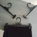 Kit 50 Cabides com Presilhas Preto para Lojas Plástico Prend