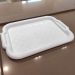 Kit 6 Bandejas para Servir de Plástico 39x28cm Restaurante Fast Food Buffet Cinquetti
