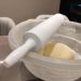 Rolo de Abrir Massa 39cm Maciço Plástico Para Cozinha Macarrão Pizza Profissional