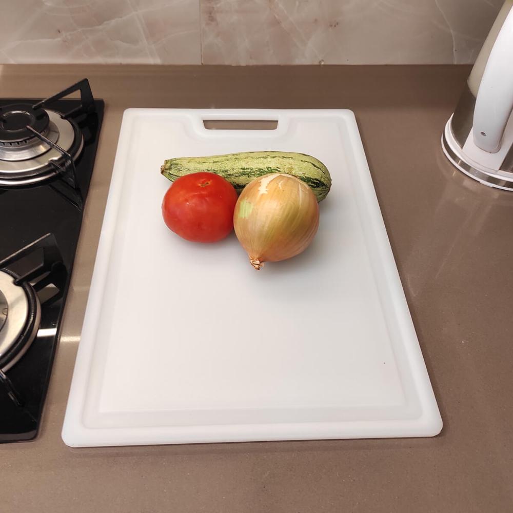 Tábua de Corte Multicorte Cozinha Profissional Branca Cinque