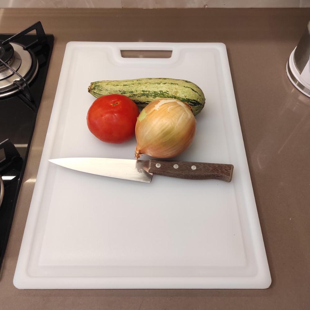 Tábua de Corte Multicorte Cozinha Profissional Branca Cinque