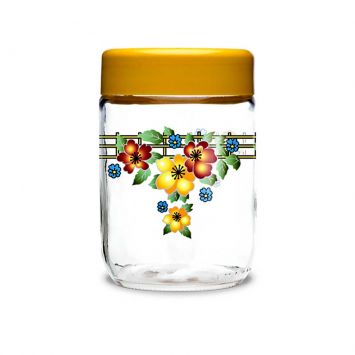 Pote Mini Pot Floral Amarelo