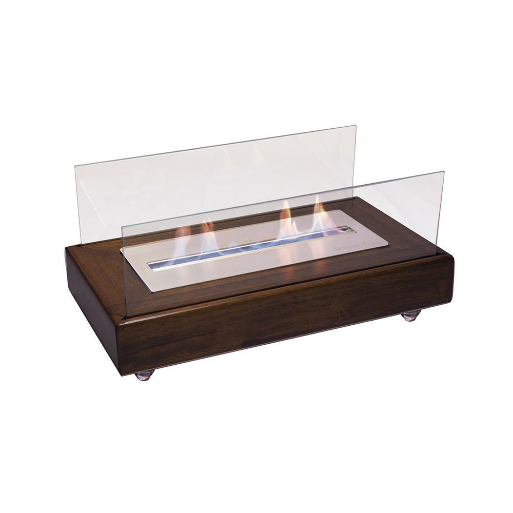 Lareira Ecológica A Álcool 92° C/Queimador 40cm Madeira - Classe A