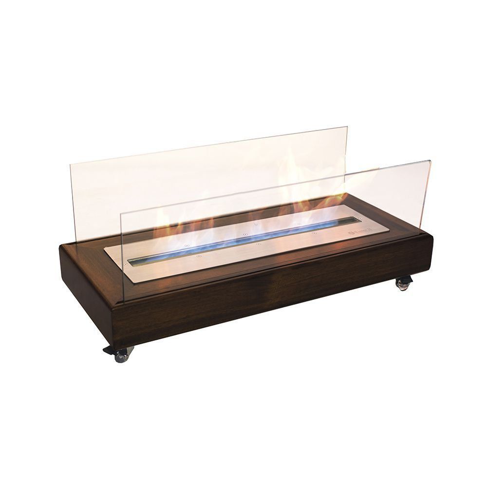 Lareira Ecológica A Álcool 92° C/Queimador 60cm Madeira - Classe A