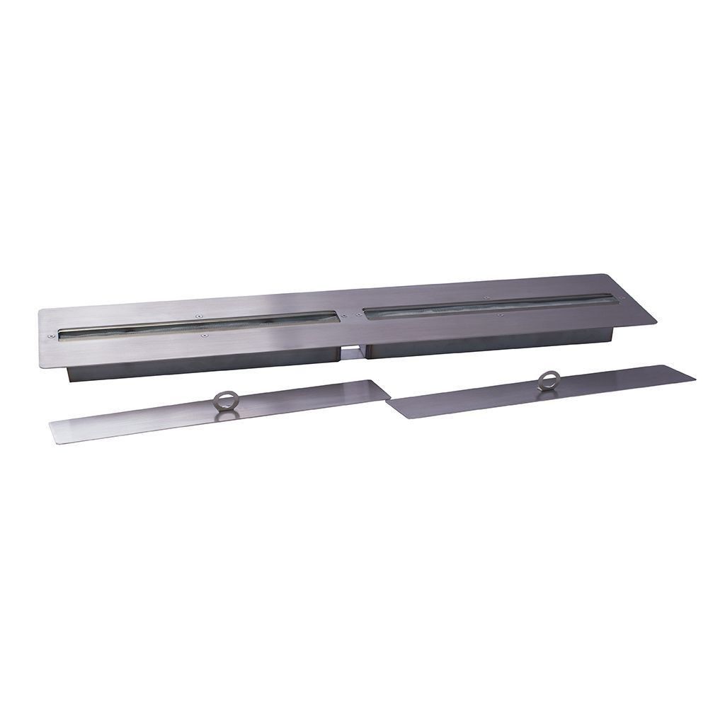 Queimador Duplo Ecológico Para Lareira 120cm A Álcool/Etanol - Classe A