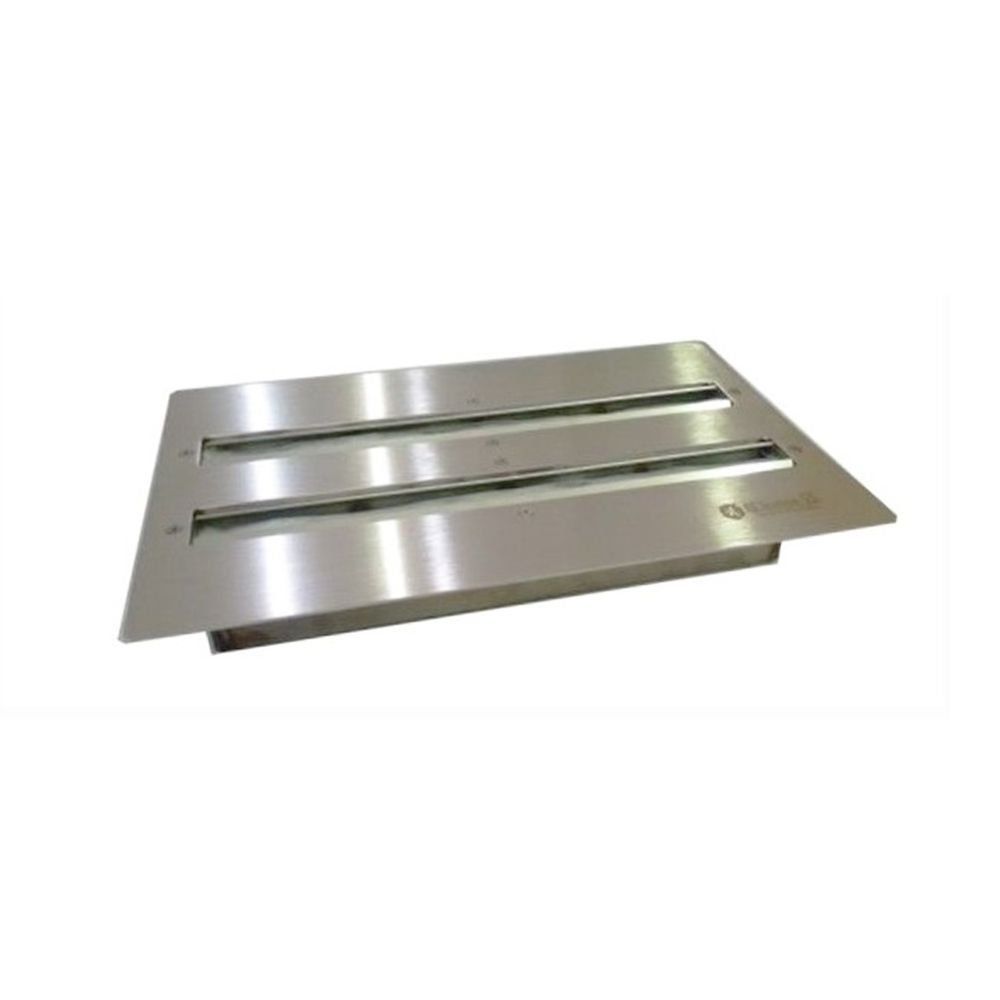 Queimador Duplo Paralelo Ecológico Para Lareira 40cm A Álcool/Etanol - Classe A