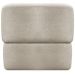Kit 02 Puff Decorativo Quadrado Para Sala Quarto Penteadeira Aloy Bege