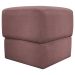 Kit 02 Puff Decorativo Quadrado Para Sala Quarto Penteadeira Aloy Rosê