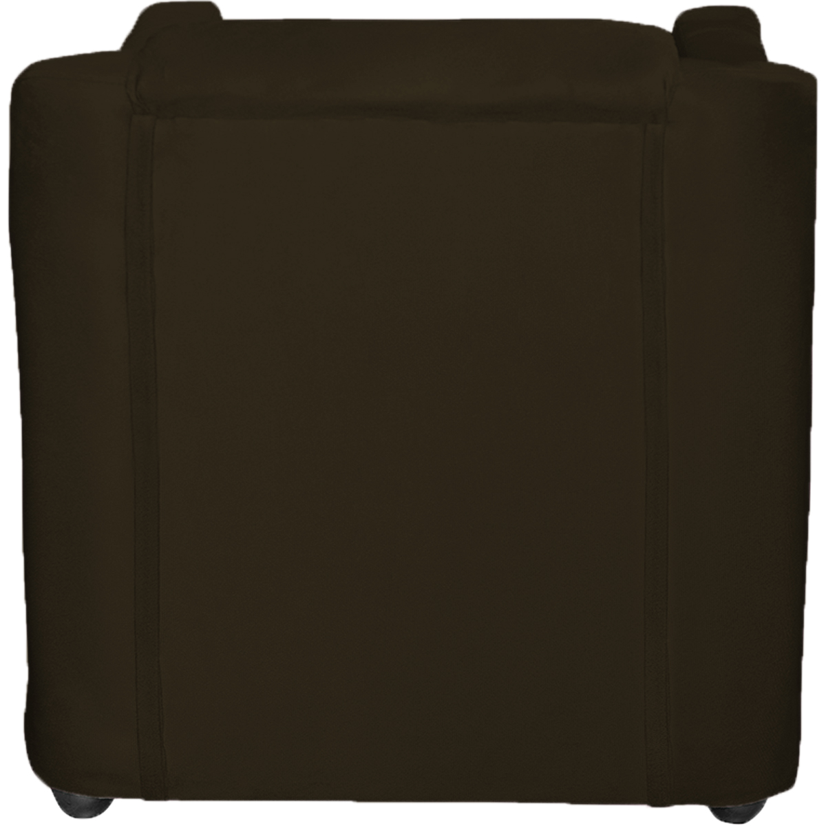 Kit 2 Poltronas Decorativa Para Sala Recepção Manicure Consultório Suede Marrom Pés de Plástico Cromado