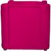 Kit 2 Poltronas Decorativa Para Sala Recepção Manicure Consultório Suede Pink Pés de Plástico Cromado