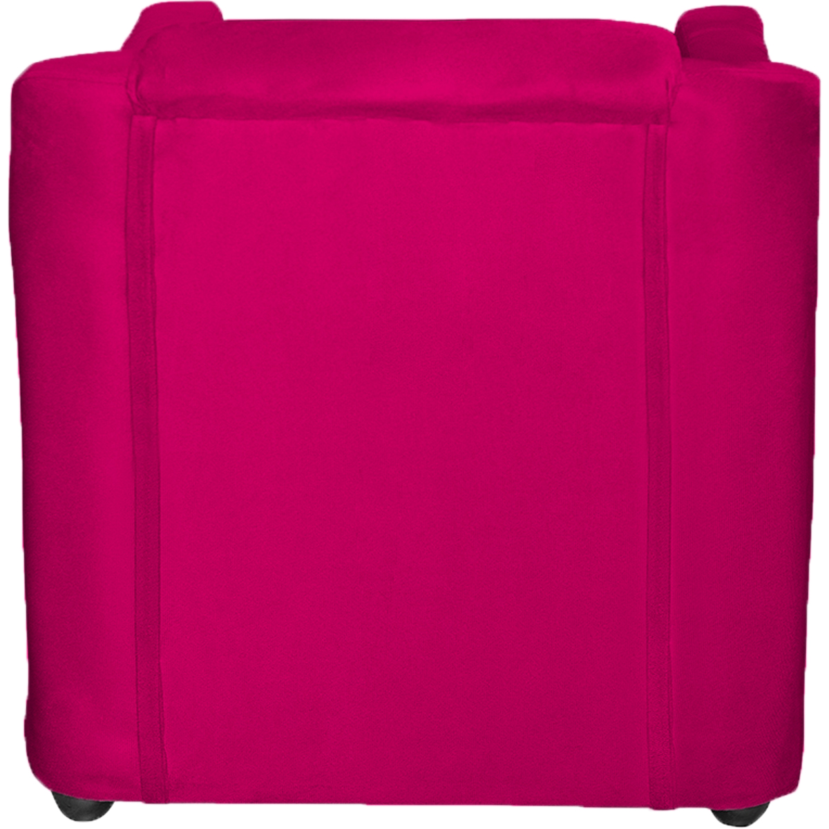 Kit 2 Poltronas Decorativa Para Sala Recepção Manicure Consultório Suede Pink Pés de Plástico Cromado