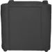 Kit 2 Poltronas Decorativa Para Sala Recepção Manicure Consultório Suede Preto Pés de Plástico Cromado