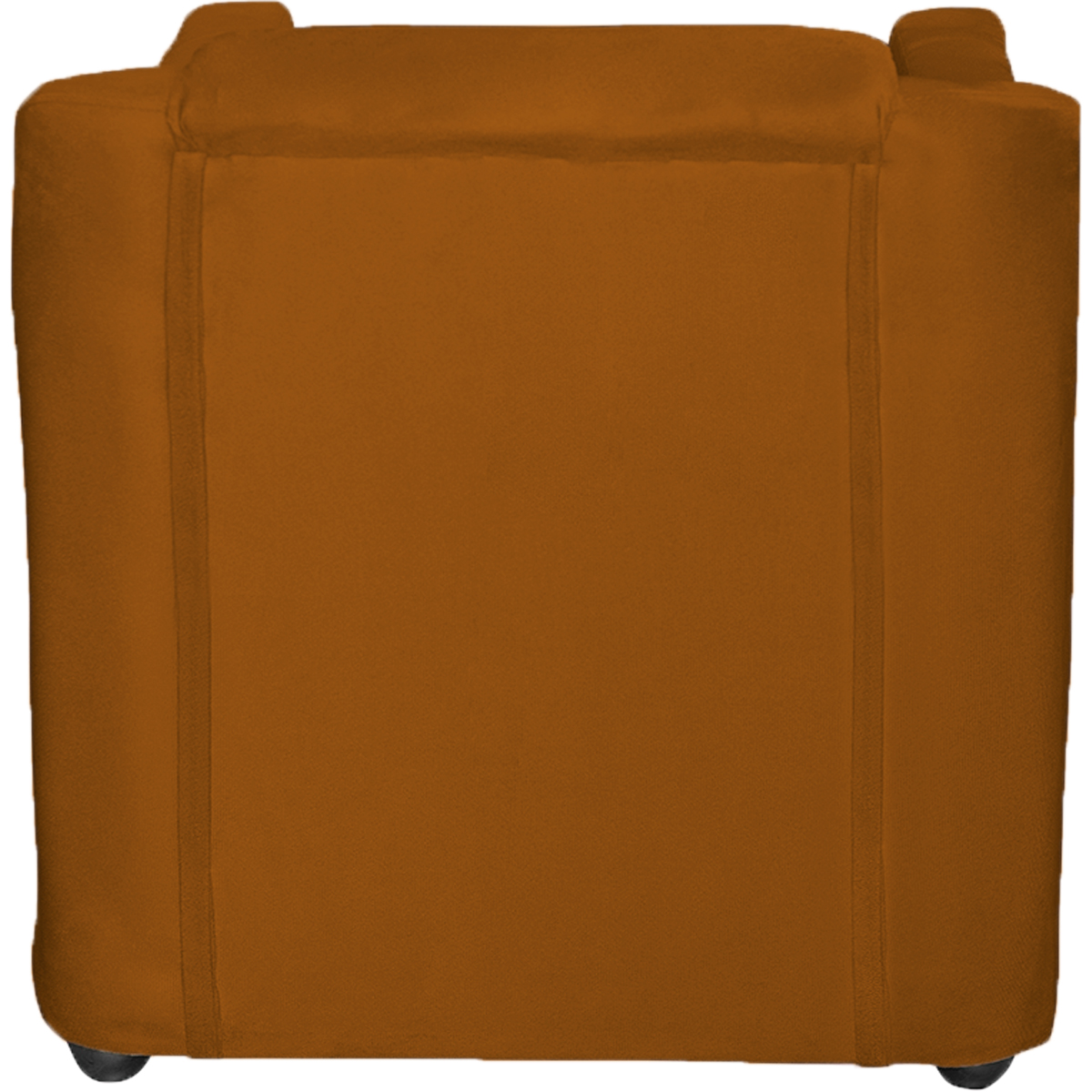 Kit 2 Poltronas Decorativa Para Sala Recepção Manicure Consultório Suede Terracota Pés de Plástico Cromado