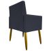 Kit 2 Poltronas Decorativa Para Sala Recepção Manicure Escritório Cadeira Mari Suede Preto