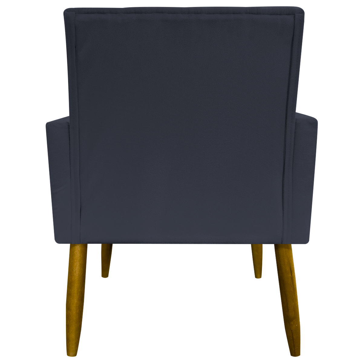 Kit 2 Poltronas Decorativa Para Sala Recepção Manicure Escritório Cadeira Mari Suede Preto