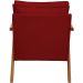 Kit 2 Poltronas Decorativas Confortáveis Para Sala Shine Suede Bordô Pé Castanho - Clique E Decore
